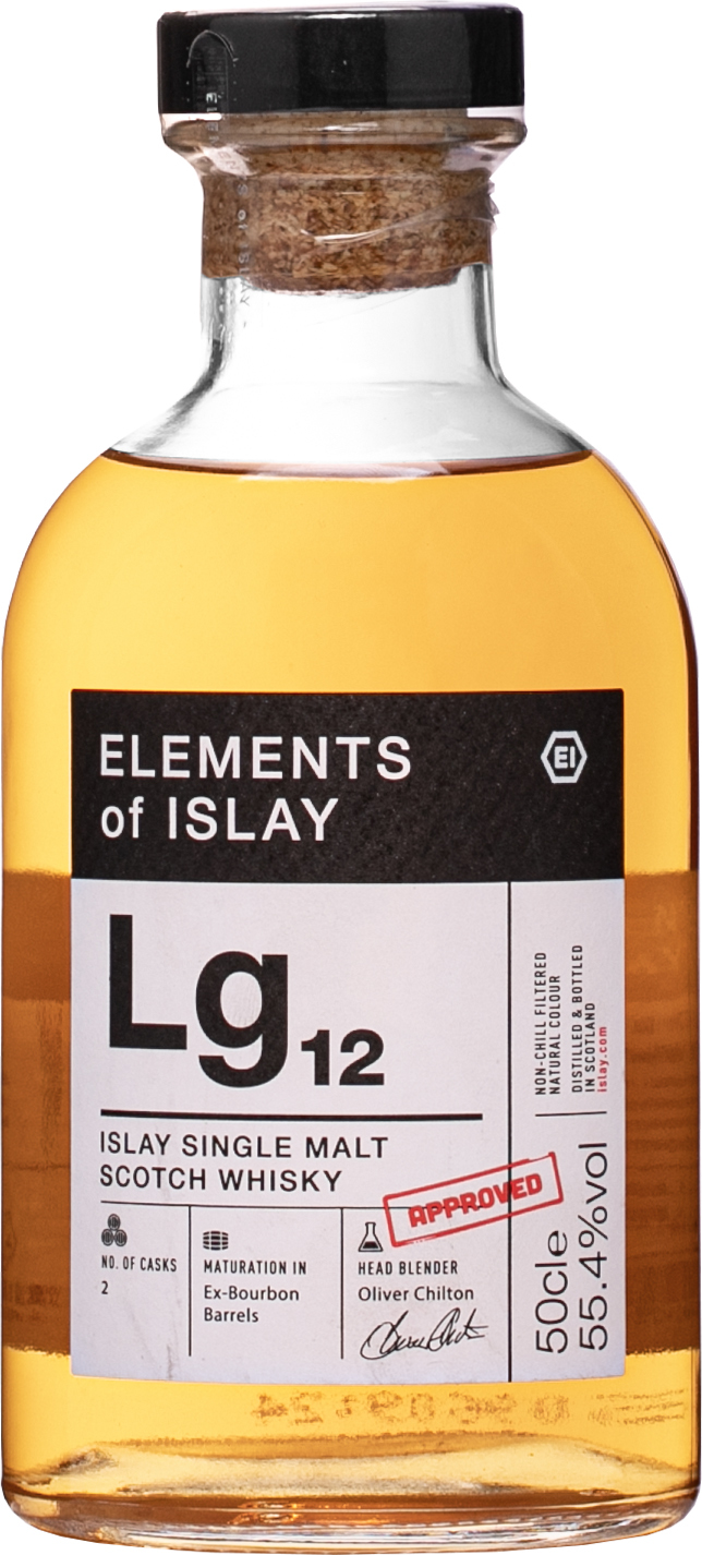Elements of Islay Lg12 55,4% 0,5l (čistá fľaša)