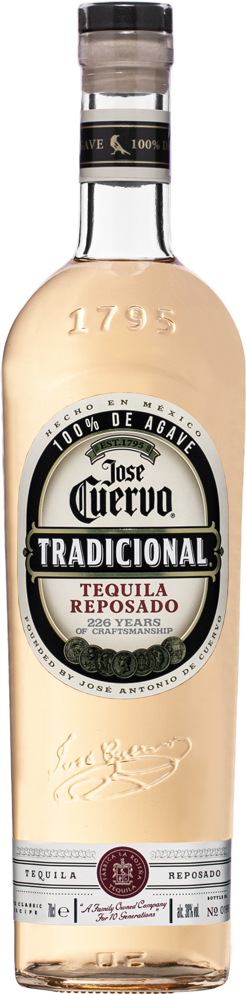 Jose Cuervo Tradicional Reposado 38% 0,7l (čistá fľaša)