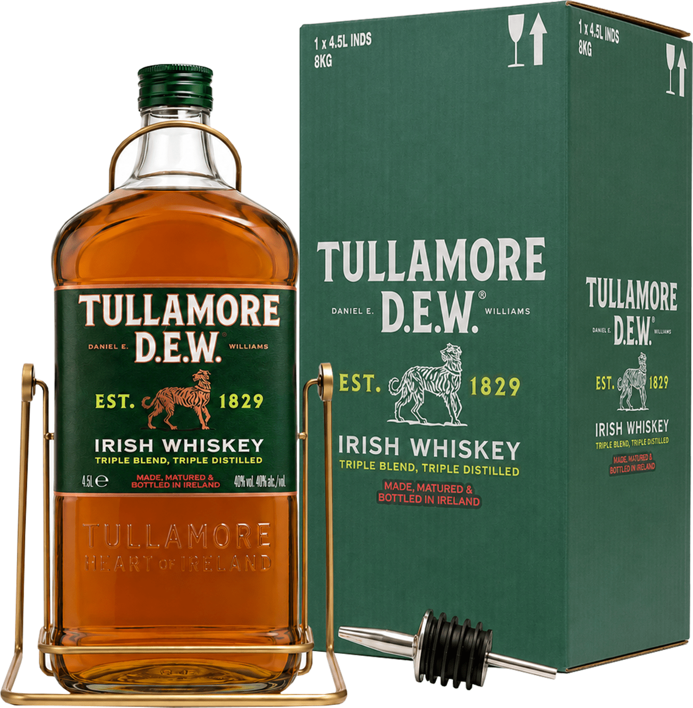 Tullamore D.E.W. 4,5 l v kolébce 40%, foto produktu