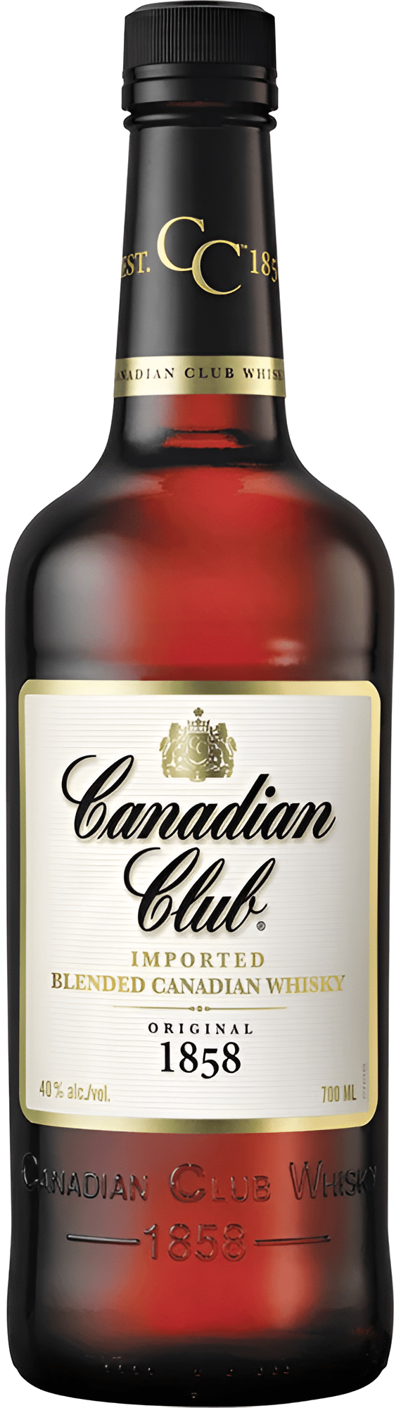 Canadian Club 40% 0,7l (čistá fľaša)