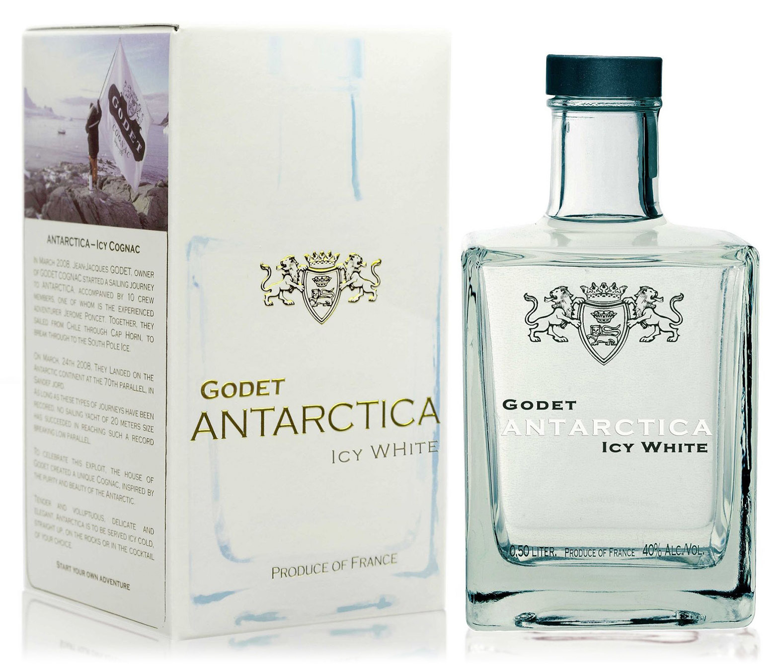 Obrázok Godet Antarctica Icy White + GB 0,5l (40%)