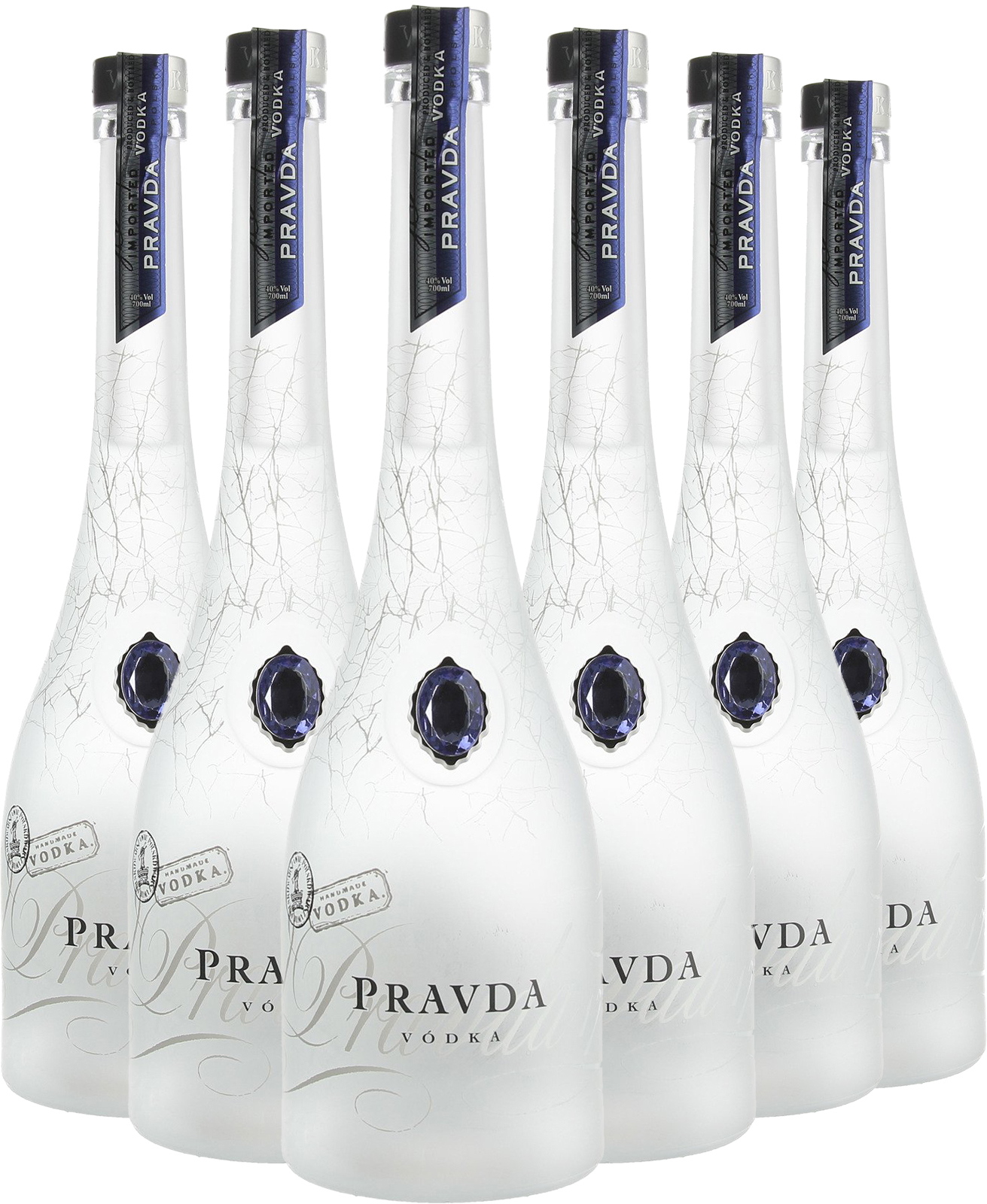 Set 6x Pravda Vodka (set 6 x 0.7 l)