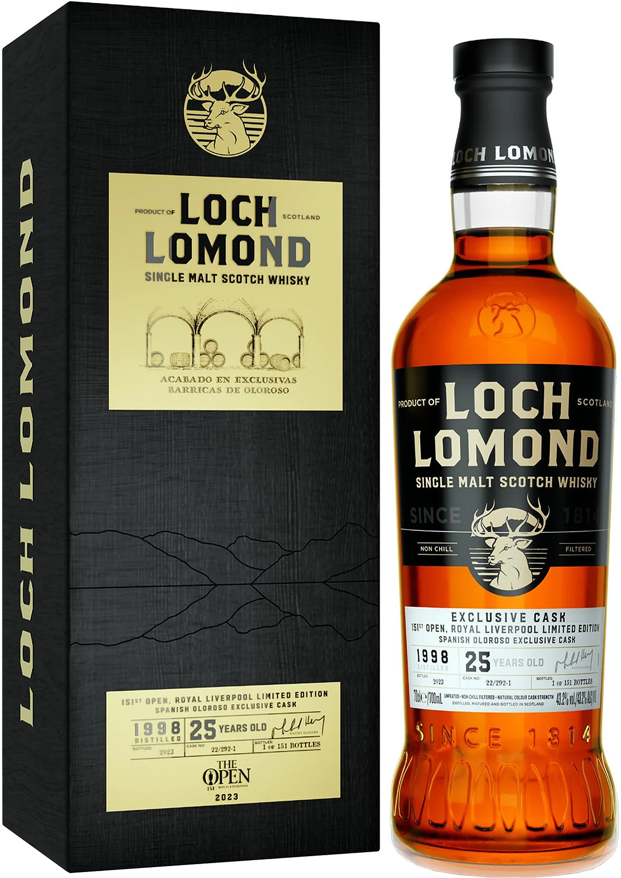 Loch Lomond 25 letá 43,2% 0,7l