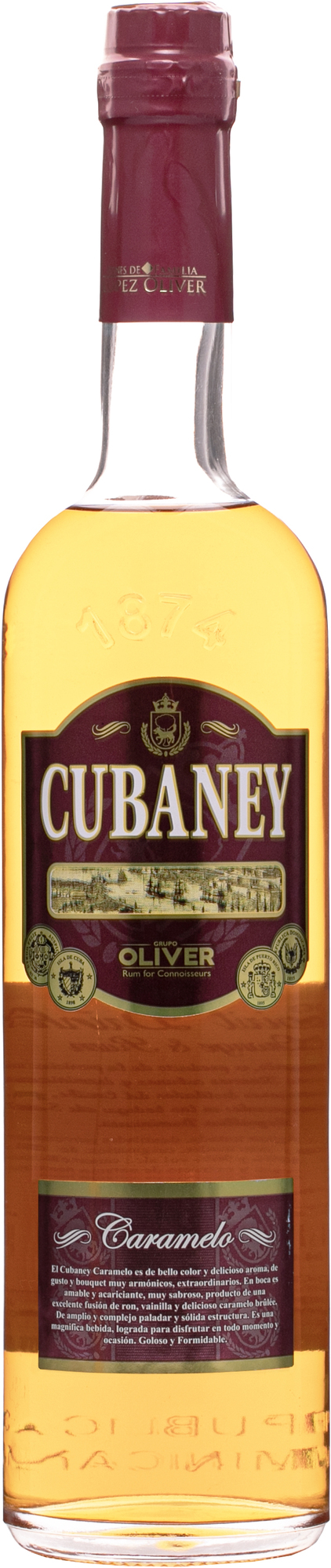 Cubaney Caramelo 30% 0,7l (čistá fľaša)