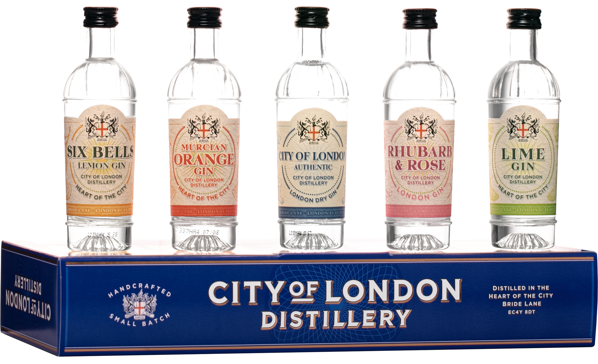 The City of London Collection Set 5 x 0,05l 40,3% 0,25l