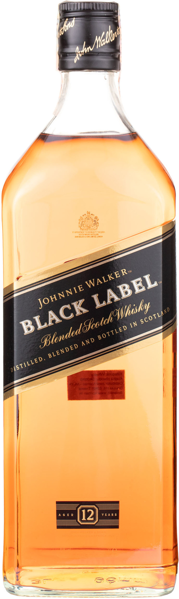 Johnnie Walker Black Label 12 letá 3l 40% (čistá fľaša)