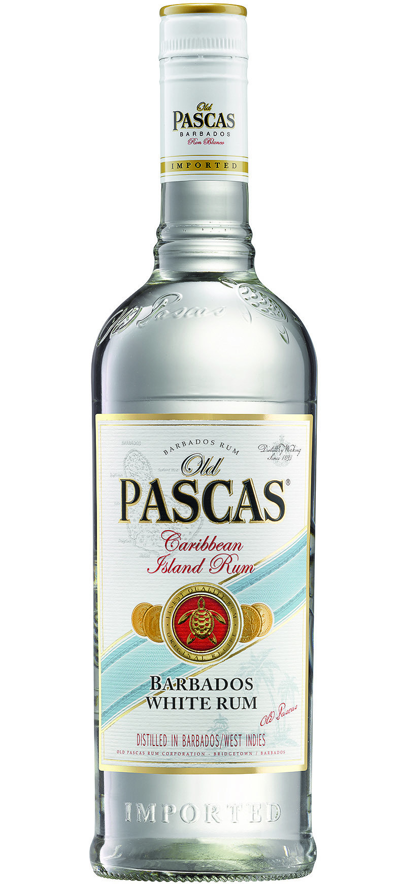 Old Pascas White Rum 0,7l 37,5% (holá láhev)