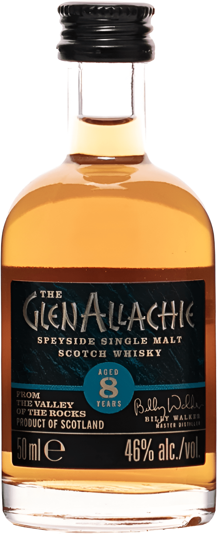 The GlenAllachie 8 letá Speyside Single Malt Mini 46% 0,05l