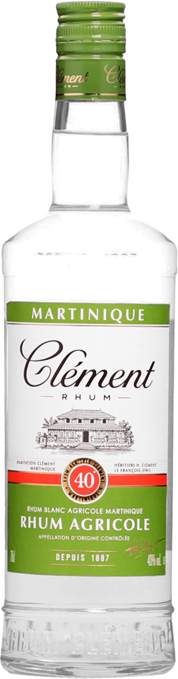Clément Rhum Blanc Agricole 40% 0,7l (čistá fľaša)
