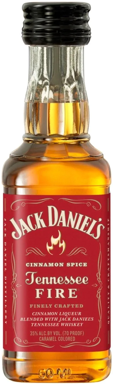 Jack Daniels Fire Mini 0,05l 35% (čistá fľaša)