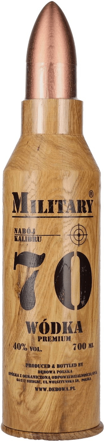 Dębowa Military 70 Premium Vodka 40% 0,7l
