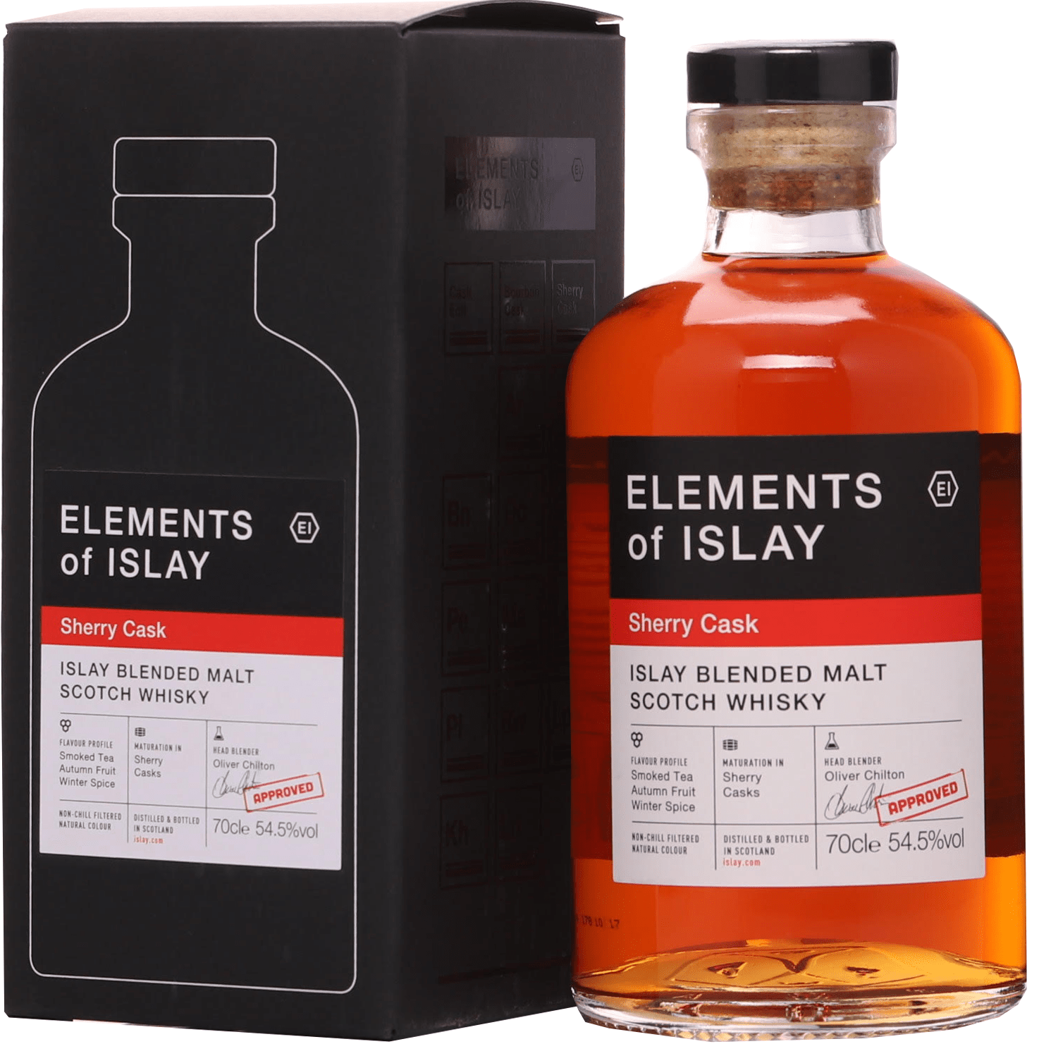 Elements of Islay Sherry Cask 54,5% 0,7l (darčekové balenie kazeta)