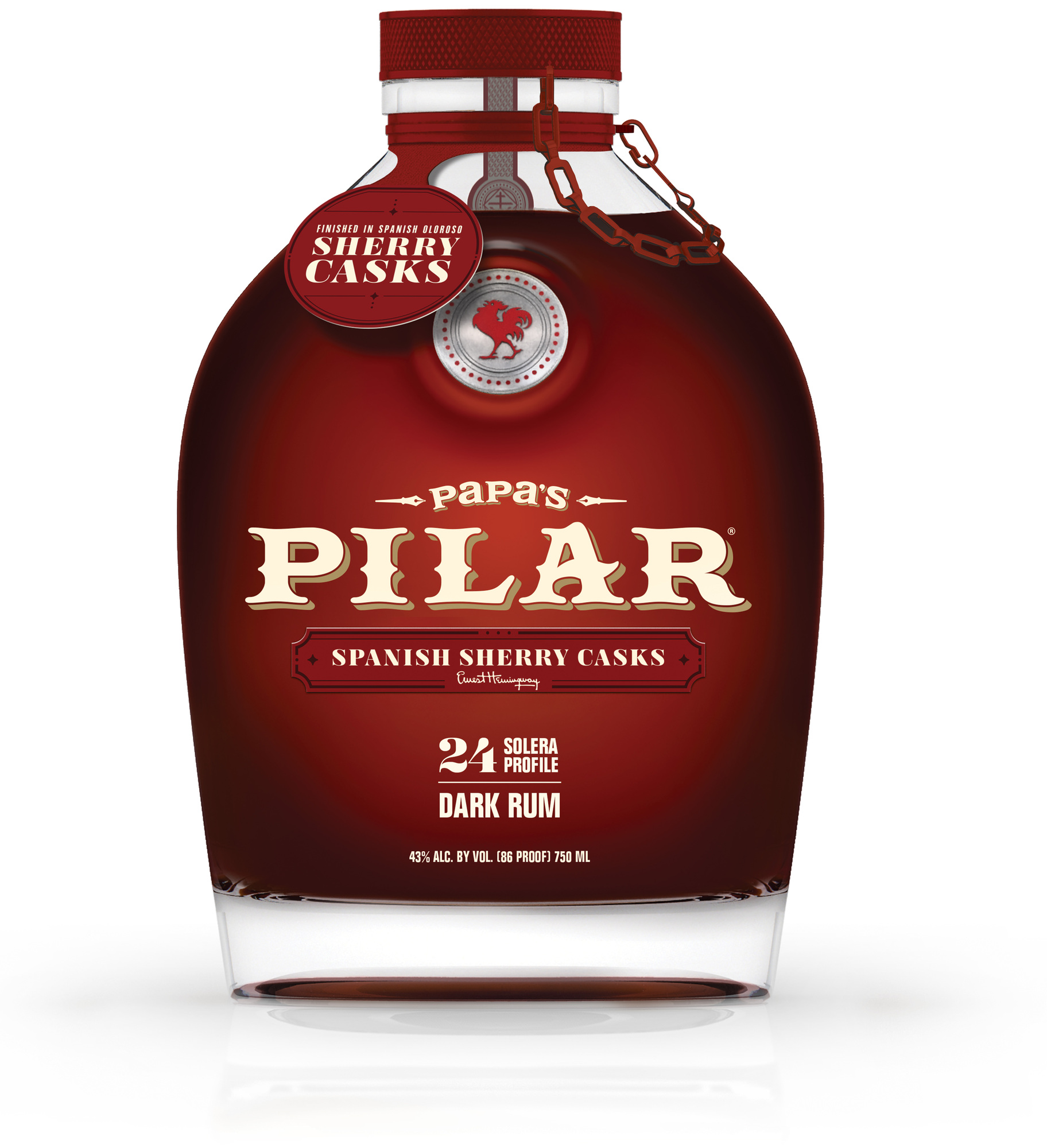 Papa's Pilar Spanish Sherry Casks 43% 0,7l (čistá fľaša)