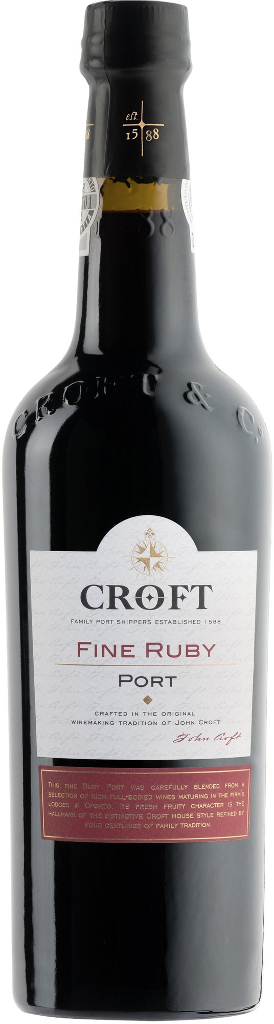 Croft Fine Ruby Port 20% 0,75l (čistá fľaša)