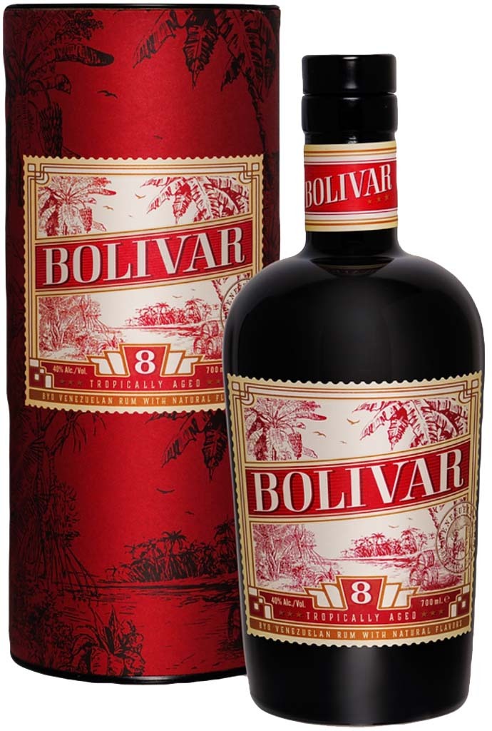 Bolivar Tropically Aged Rum 40% 0,7l (darčekové balenie kazeta)