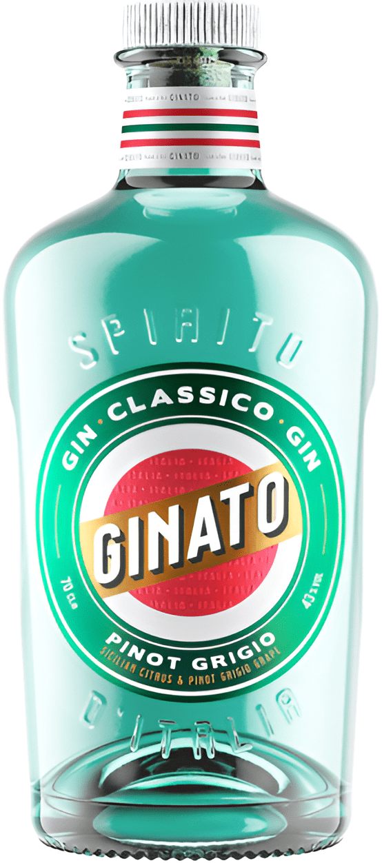 Gin Ginato - Pinot Grigio 43% 0.7 l (holá láhev)