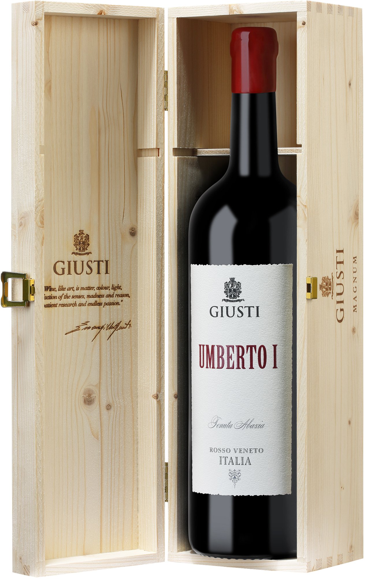 Giusti Rosso Veneto IGT Umberto I 1,5l 14,5% (darčekové balenie kazeta)
