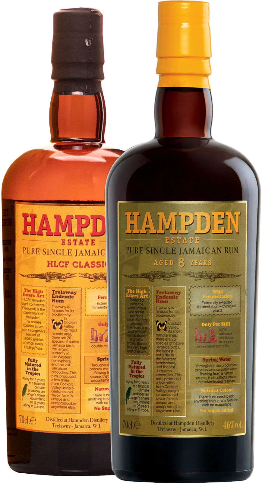 Set Hampden 8 letý + Estate HLCF Classic (set 1 x 0.7 l, 1 x 0.7 l)
