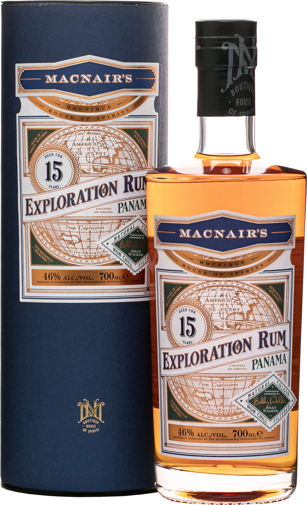 MacNair's Exploration Rum 15yo 46% 0,7l (tuba)
