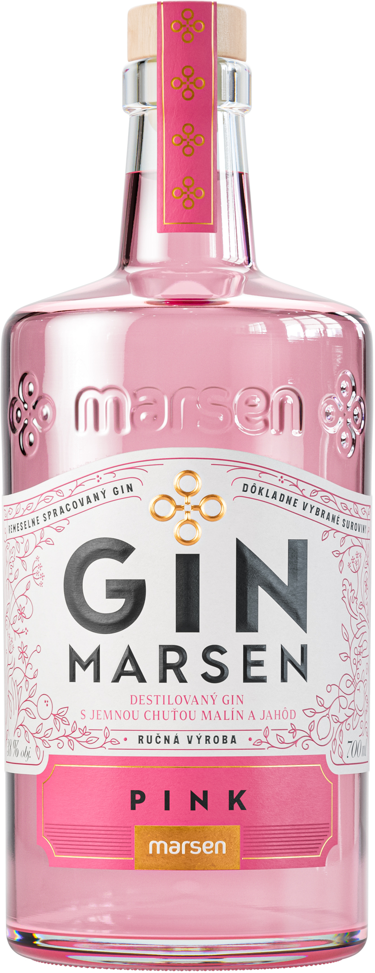 Marsen Gin Pink 38% 0,7l