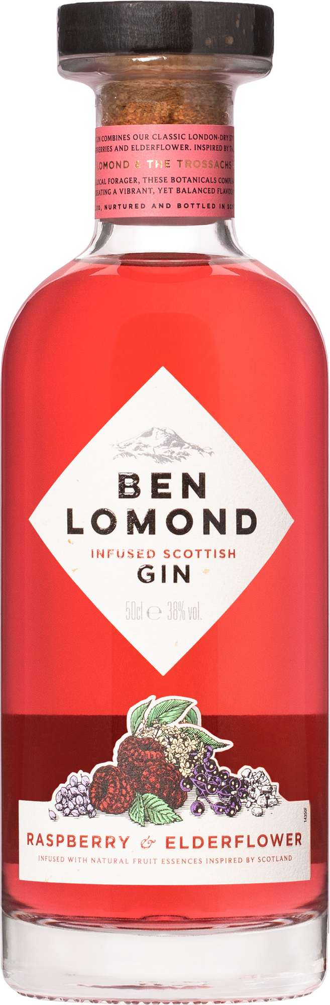 Ben Lomond Raspberry & Elderflower Gin 38% 0,5l