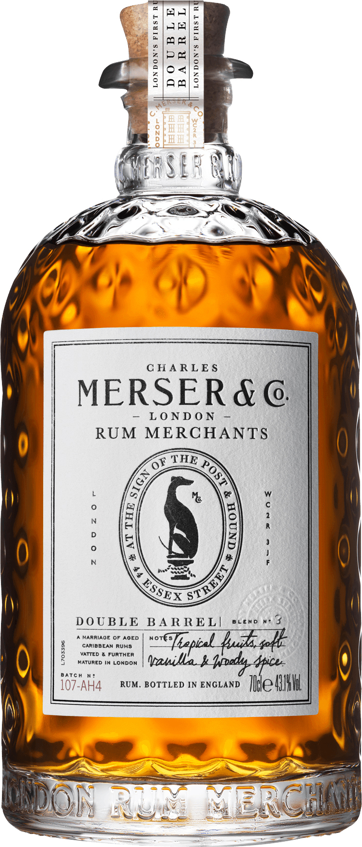 Merser Double Barrel Rum 43,1% 0,7l (čistá fľaša)