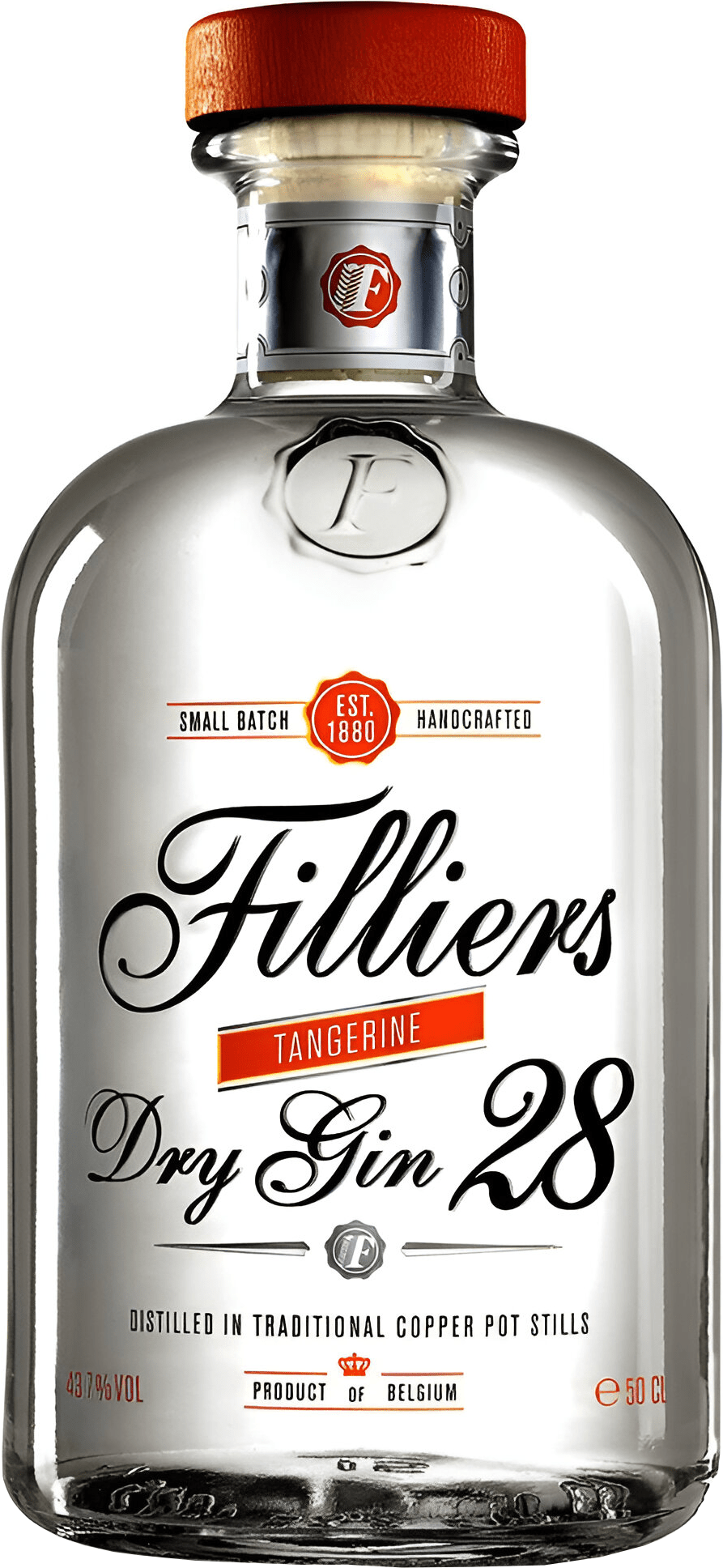 Filliers Dry Gin 28 Tangerine 43,7% 0,5l