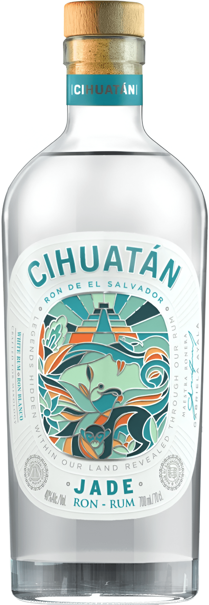 Cihuatán Jade 40% 0,7l (čistá flaša)