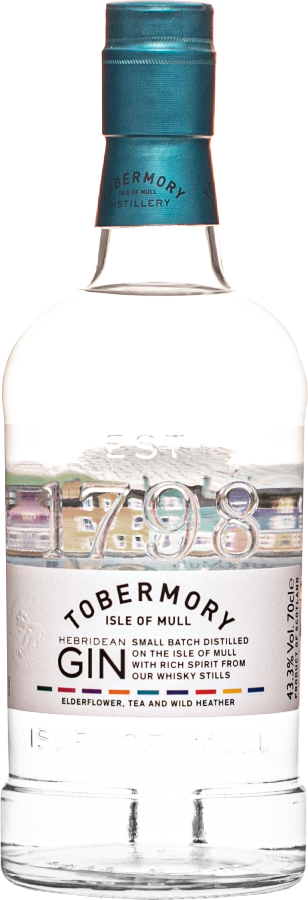 Tobermory Gin 43,3% 0,7l (čistá fľaša)