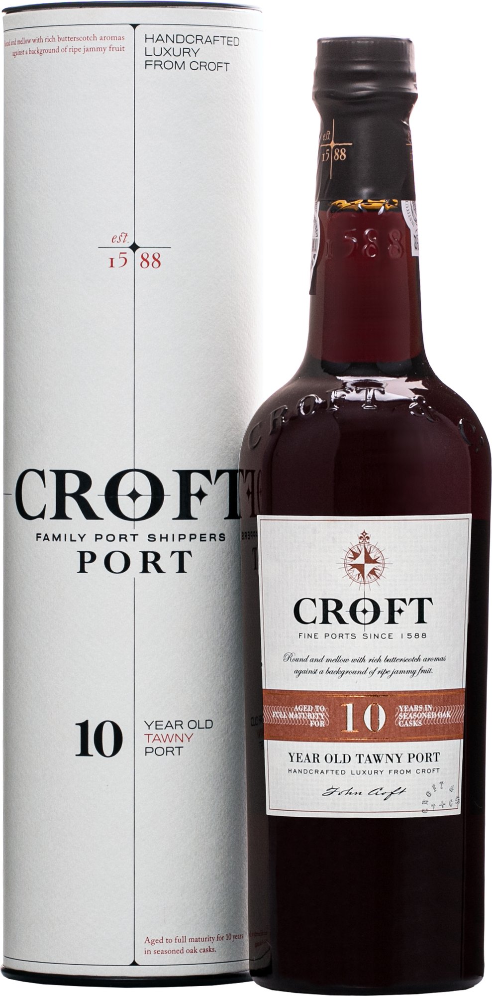 Croft 10 ročné Tawny Port 20% 0,75l (darčekové balenie kazeta)