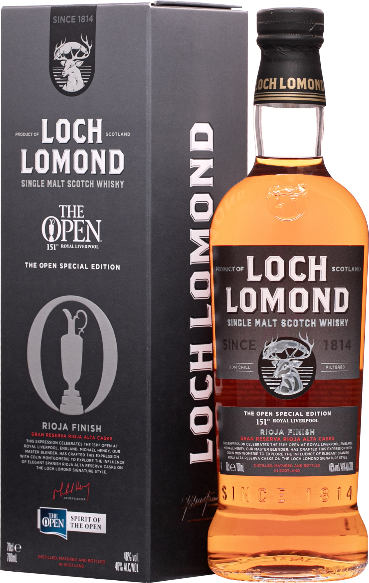 Loch Lomond The Open Special Edition 2023 46% 0,7l (darčekové balenie kazeta)