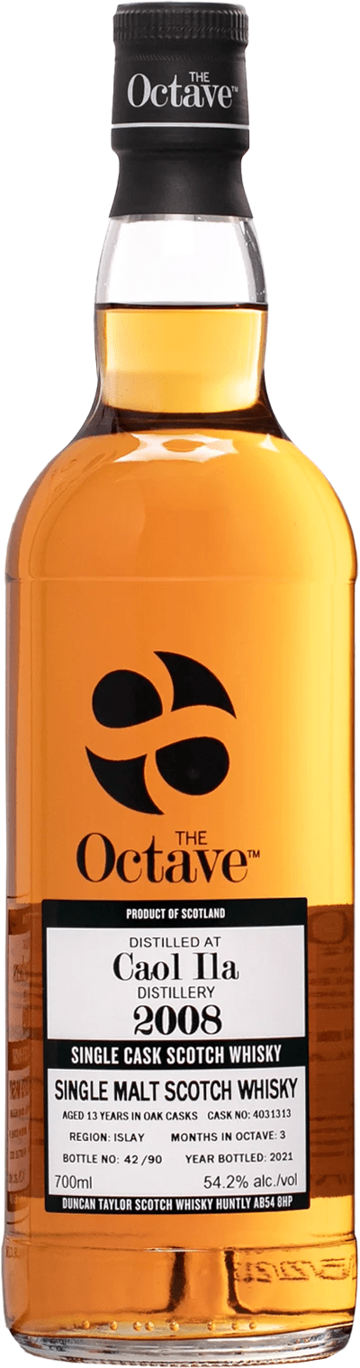 The Octave Caol Ila 2008 13 ročná 54,2% 0,7l (čistá fľaša)