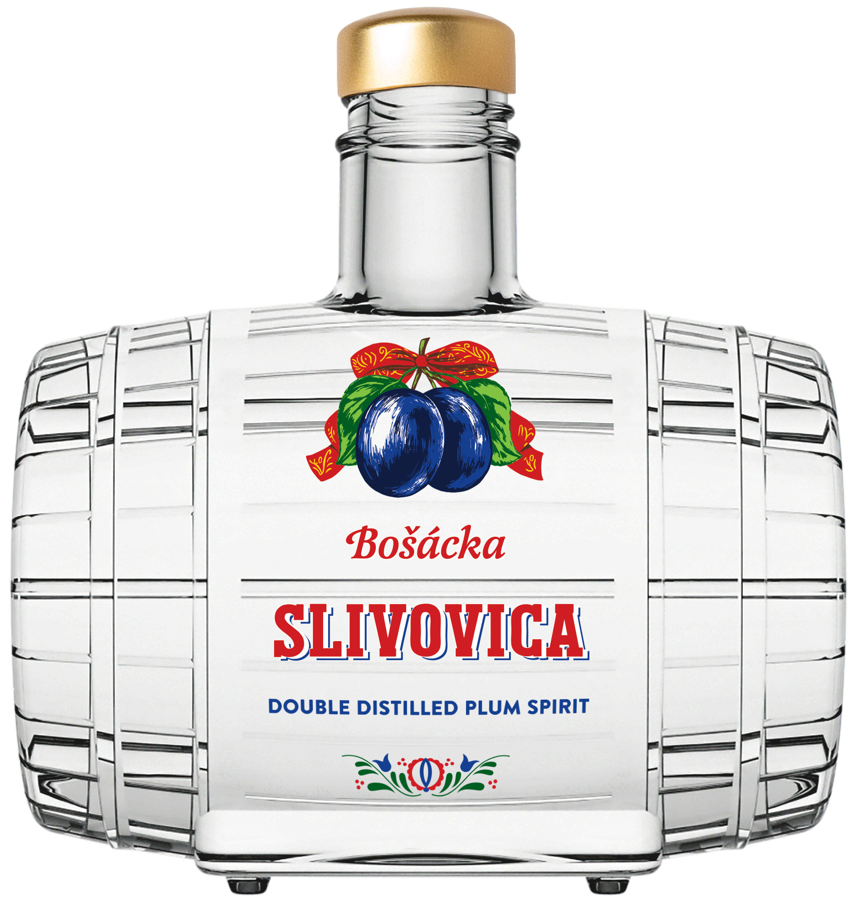 Bošácka Slivovice Soudek 52% 0,5l