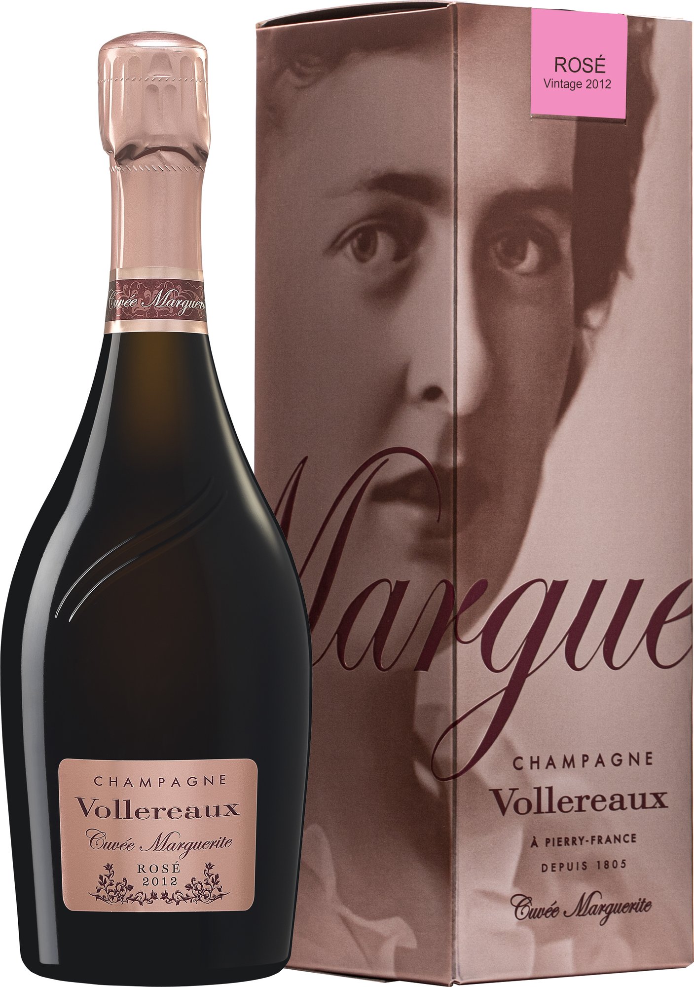Vollereaux Cuvée Marguerite Rosé 2012 12% 0,75l