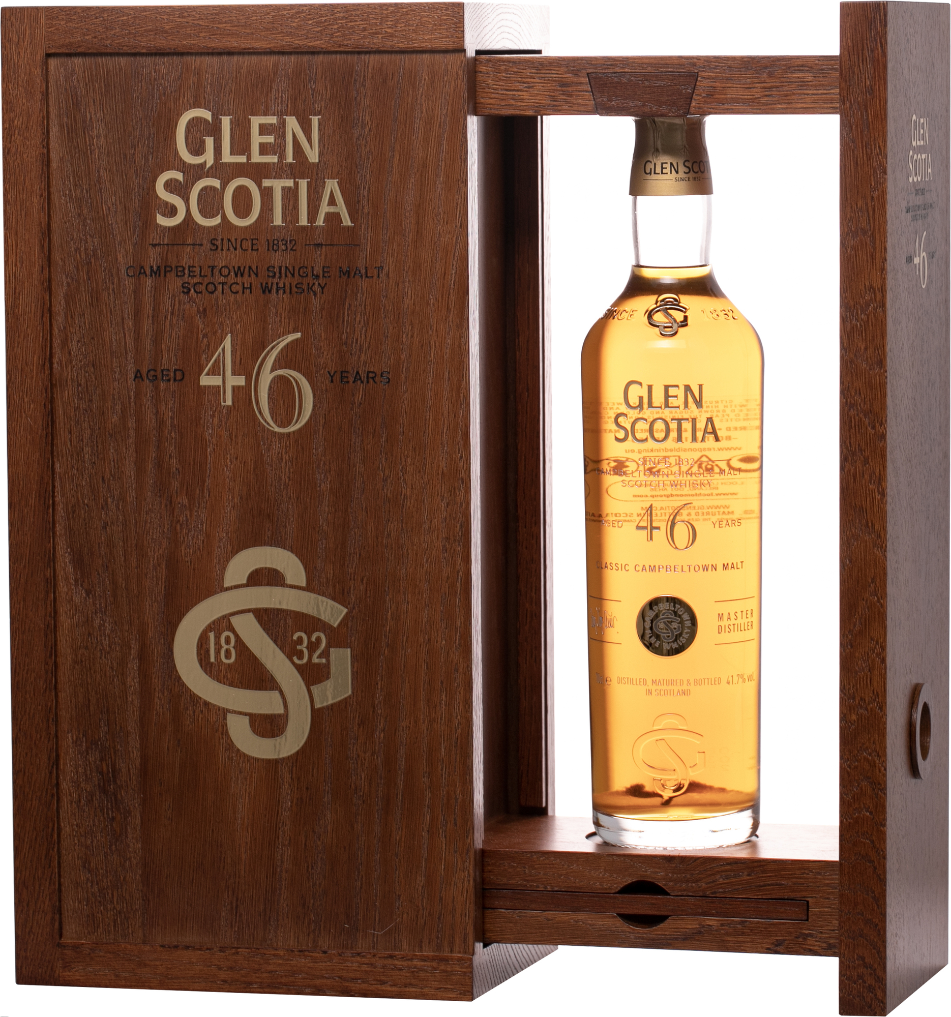 Glen Scotia 46 letá 41,7% 0,7l (darčekové balenie kazeta)