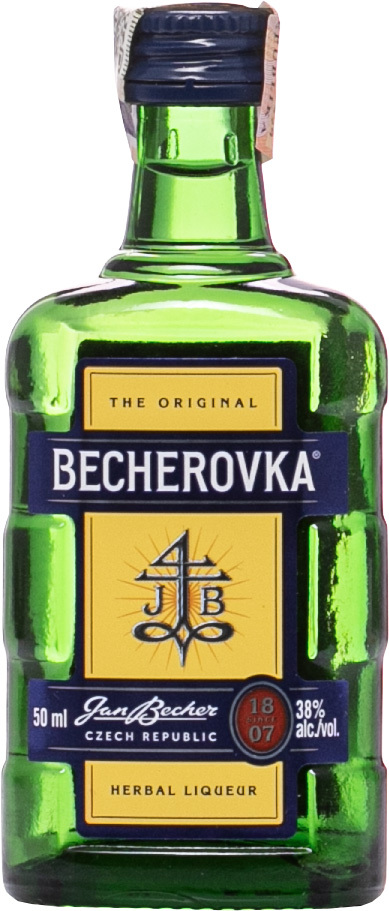 Becherovka Mini 38% 0,05l (čistá fľaša)