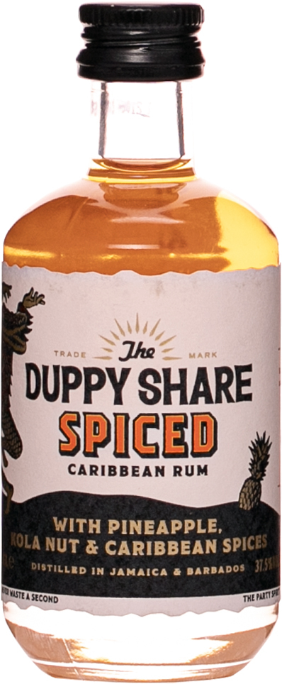 The Duppy Share Spiced Mini 37,5% 0,05l (čistá fľaša)