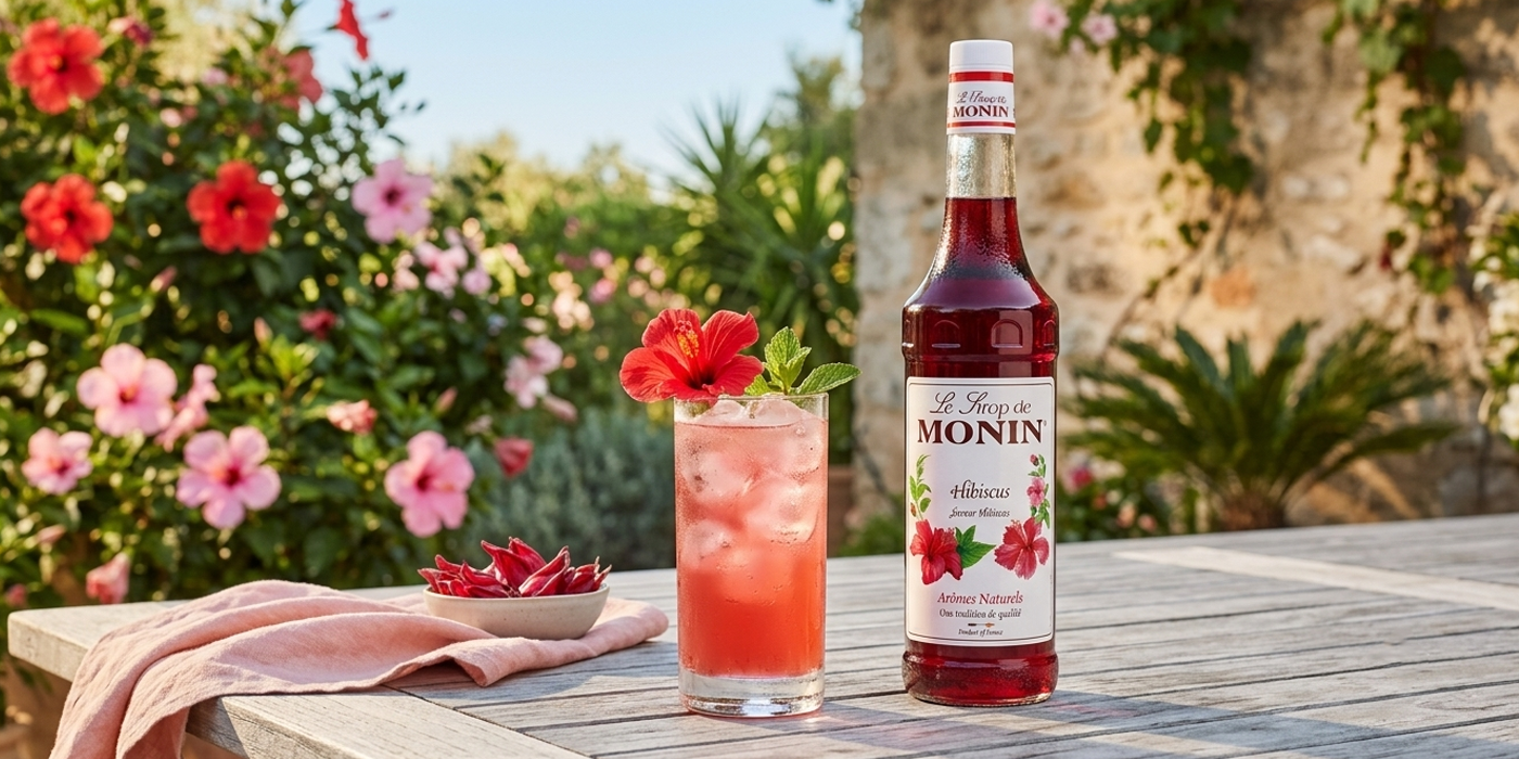 Monin Ibištekový sirup