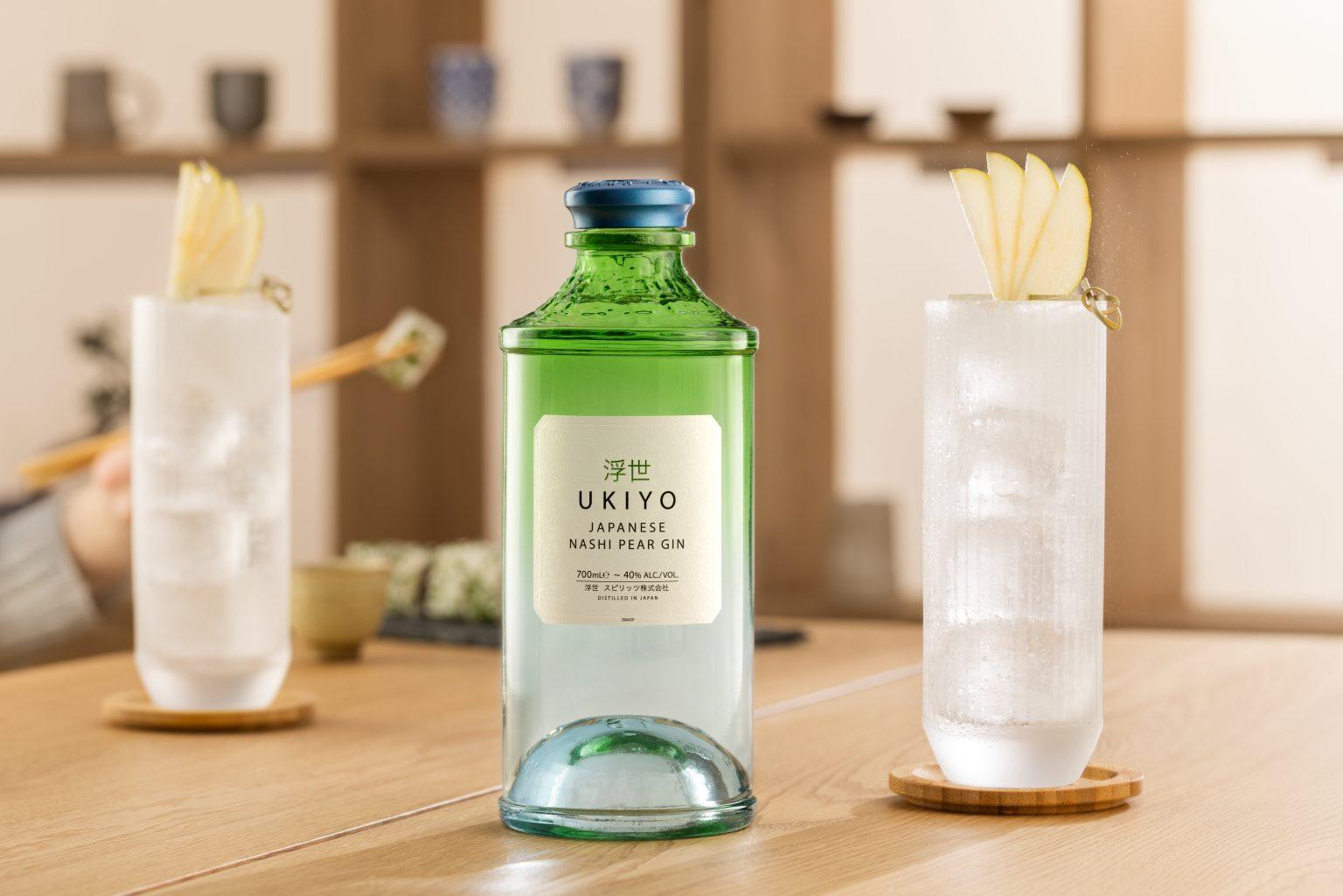 Ukiyo Japanese Nashi Pear Gin – Japanese gin with pear | Bondston