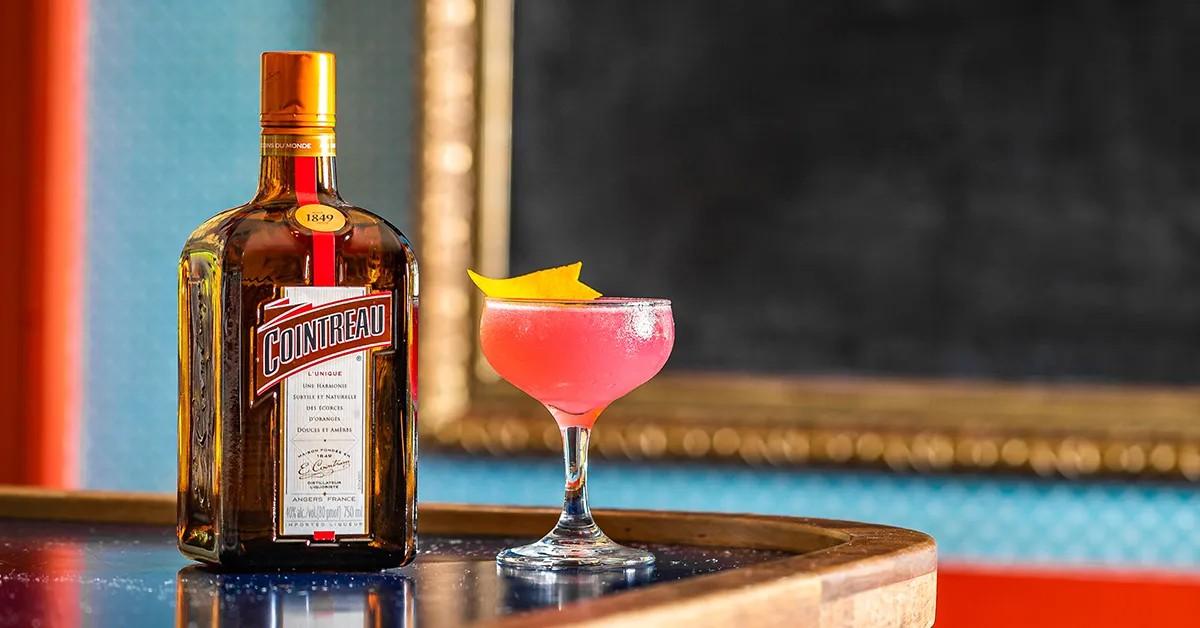 Cosmopolitan with Cointreau liquer