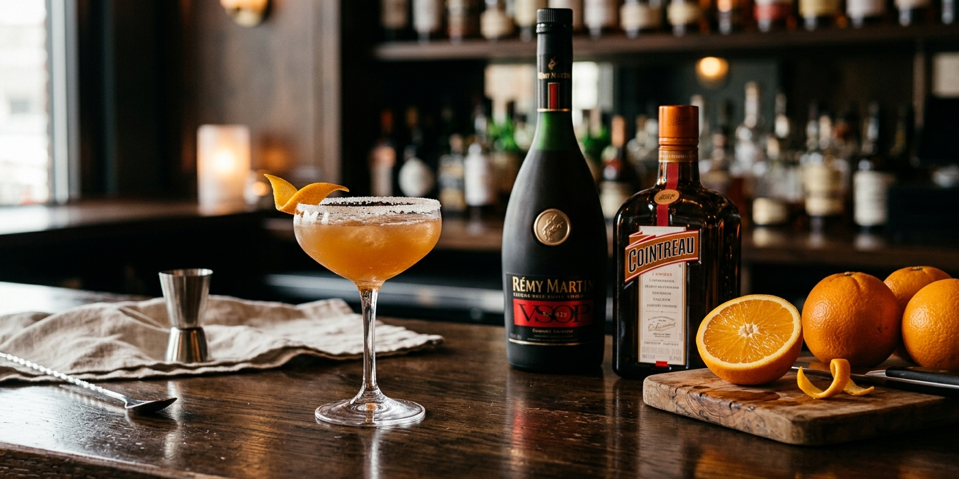 Side Car koktail s Remy Martin a Cointreau