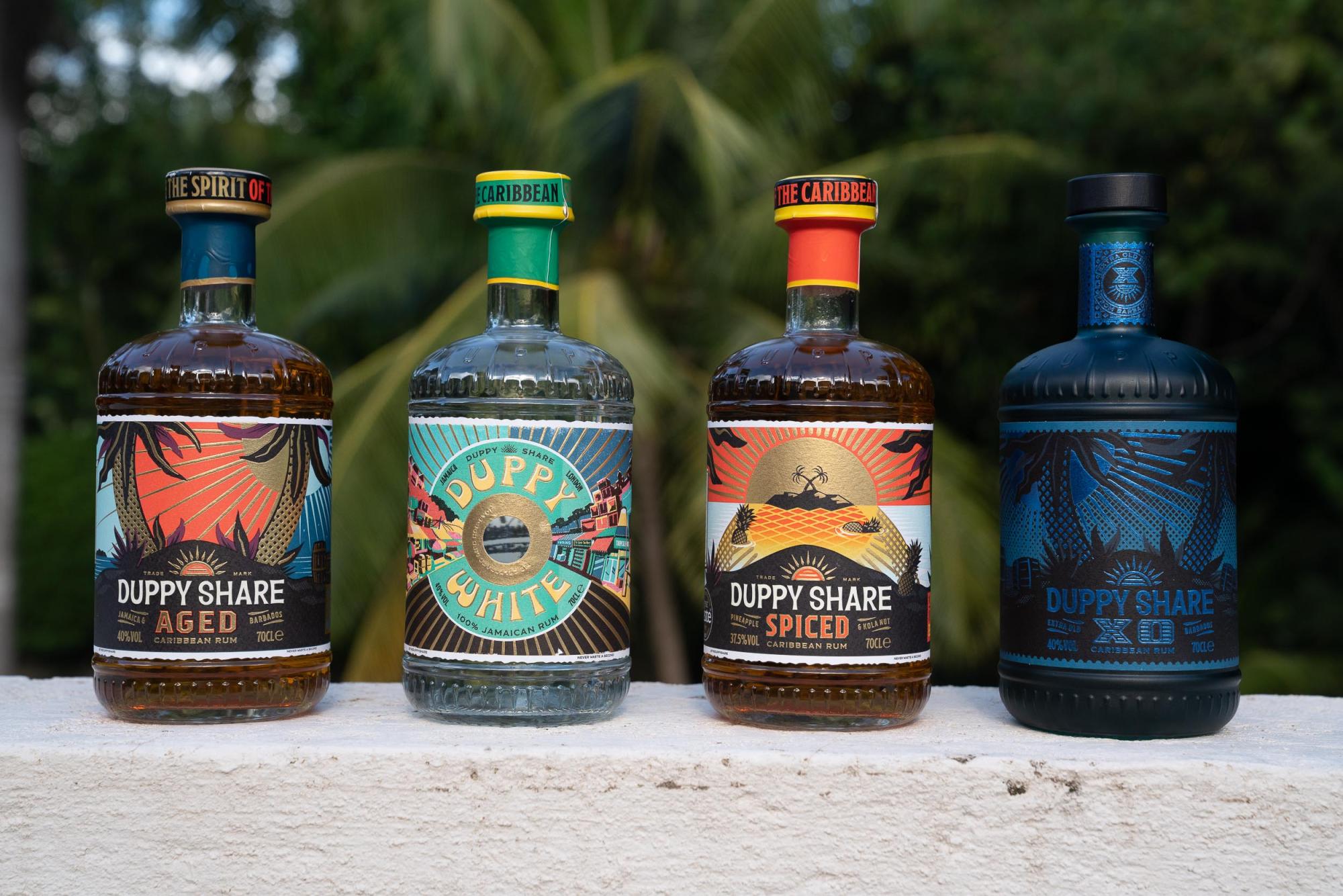 4 varianty rumov od značky The Duppy Share