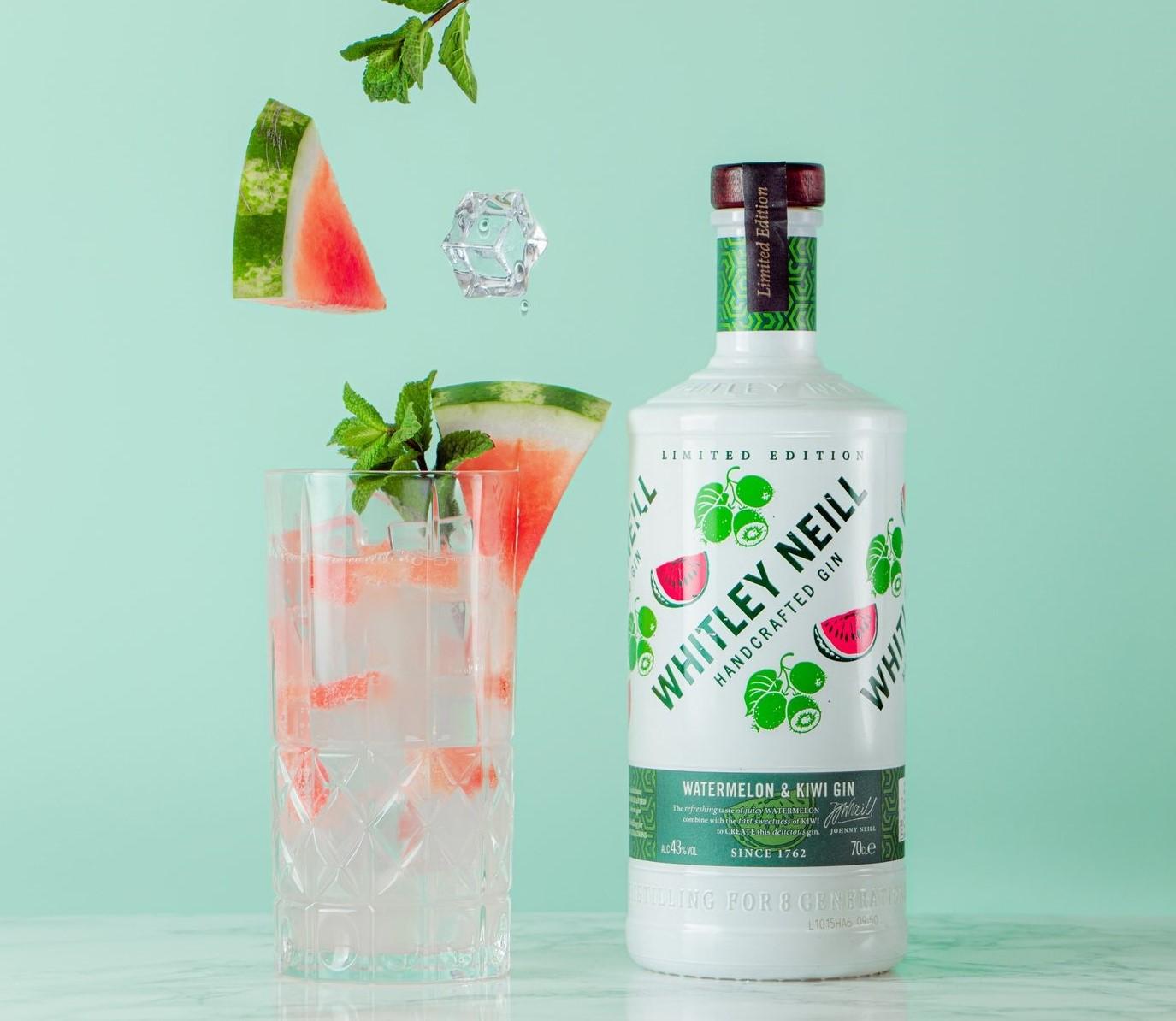 Obrázok k ginu Whitley Neill Watermelon & Kiwi Gin