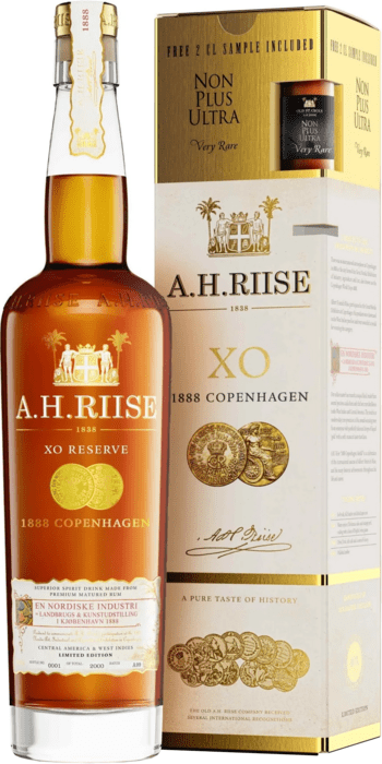 A.H. Riise 1888 Copenhagen Medal se miniatúrou Non Plus Ultra