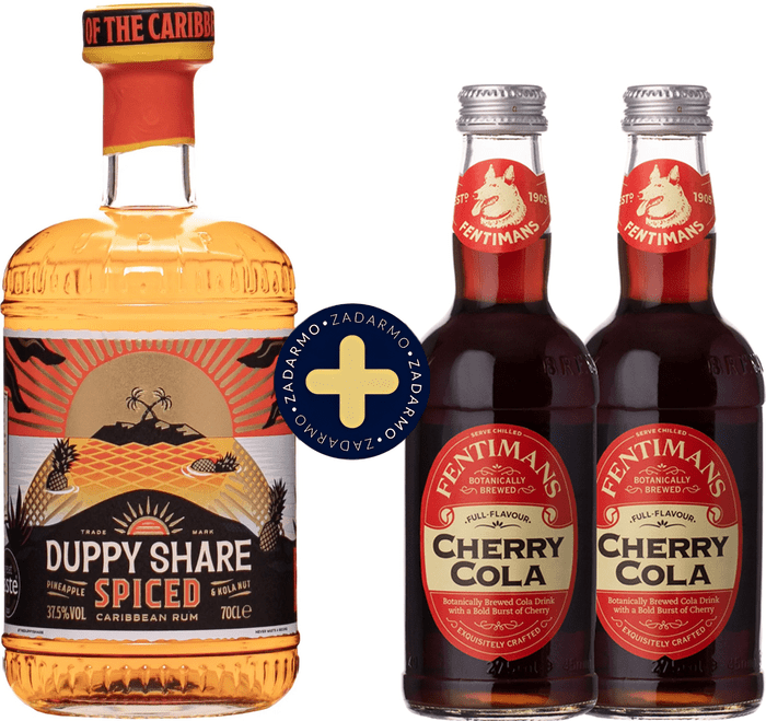 Set The Duppy Share Spiced + 2x Fentimans Cherry Cola zadarmo