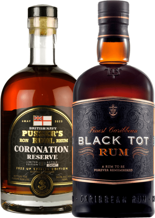 Set Black Tot + Pusser&#039;s Coronation Reserve