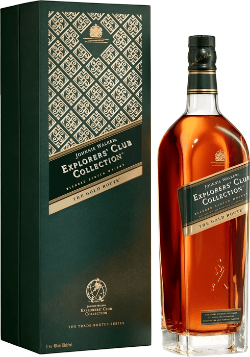 Johnnie Walker Explorers Gold Route 1l - poškodený obal