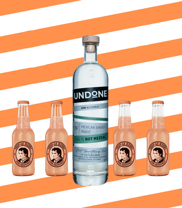 Bundle Undone No.6 Not Mezcal + 4x Thomas Henry Pink Grapefruit