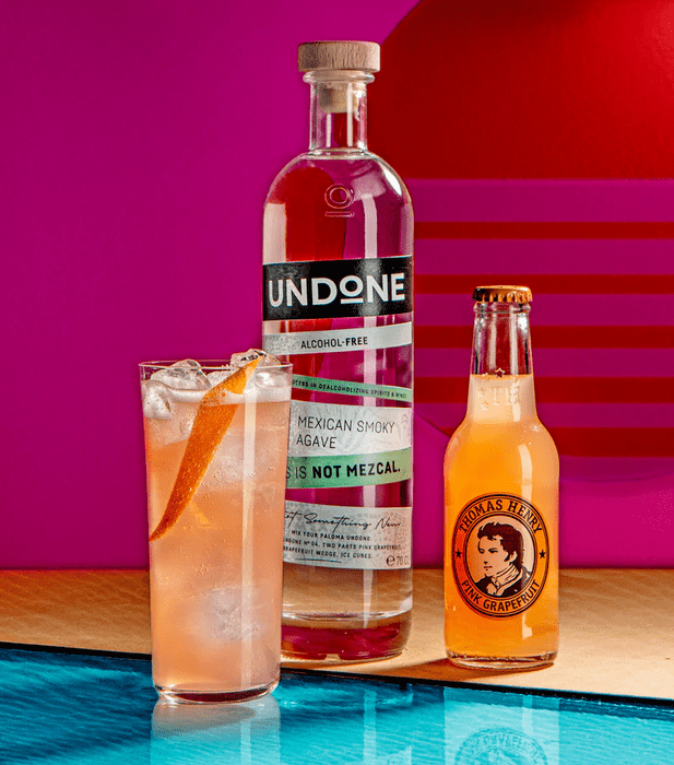 Bundle Undone No.6 Not Mezcal + 4x Thomas Henry Pink Grapefruit