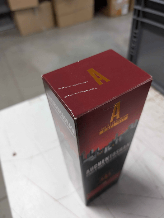 Auchentoshan 12 Year Old - damaged box